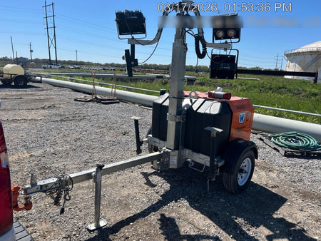 2024 Wanco WLTT-4MM4K Diesel, Deep Sea Controller, Shore Power Plug, Auto Start, (4) 350W LED Floodlights, 4kW Generator, 60 Gal Fuel Tank, 2" Ball, T3