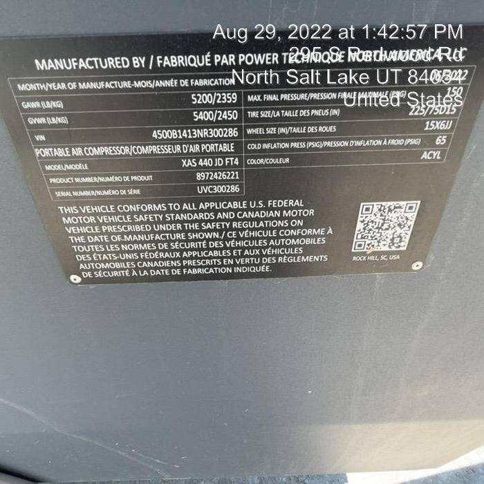 2022 ATLAS COPCO XAS440