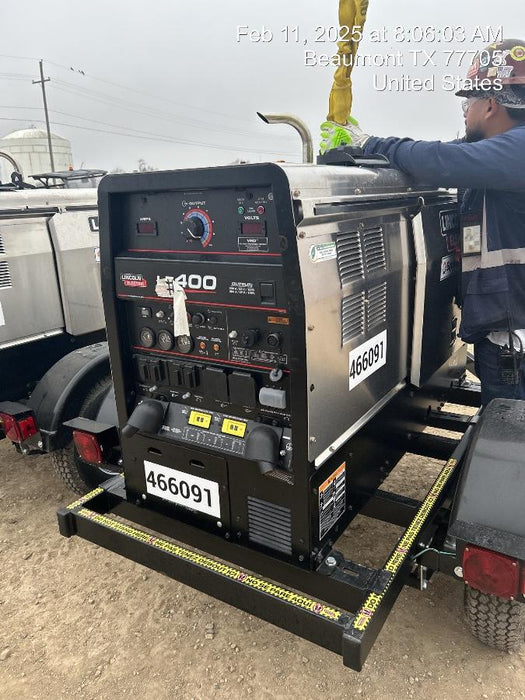 2024 Lincoln Electric LE400 Kubota V1505, Trlr, Cable Rack, Light Kit, ES Decals, T3