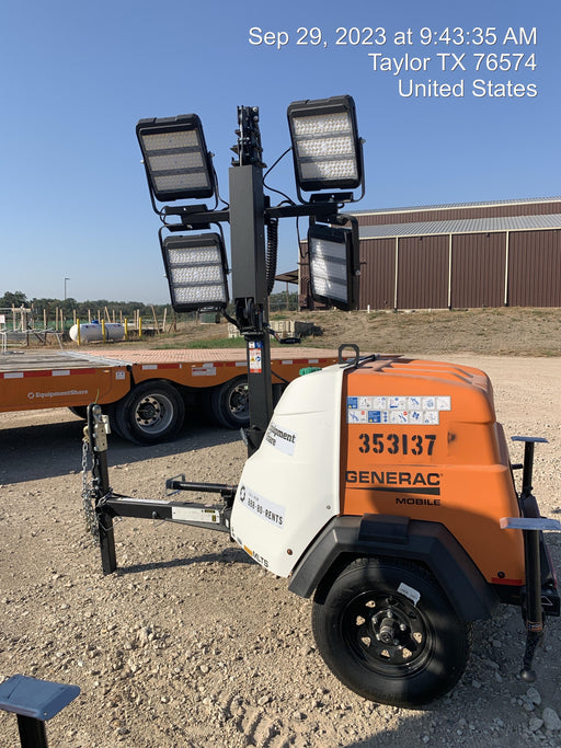 2023 Generac MLT2 Diesel, Flex Switch 120V Input, Powerzone Controller, (4) 320W LED Lights, 4kW Generator, 39.9 Gal Fuel Tank, 2" Ball, T3