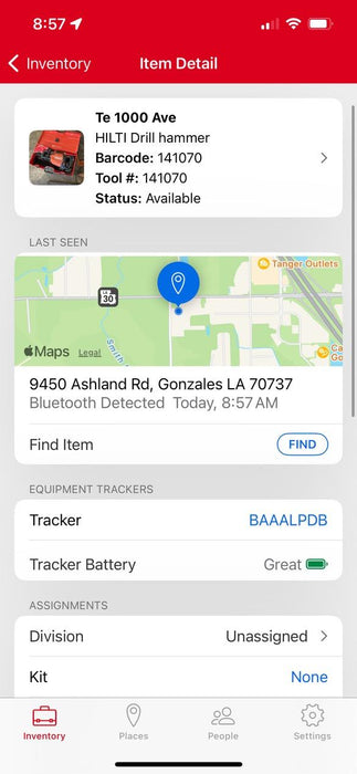 2021 HILTI TE 1000-AVR