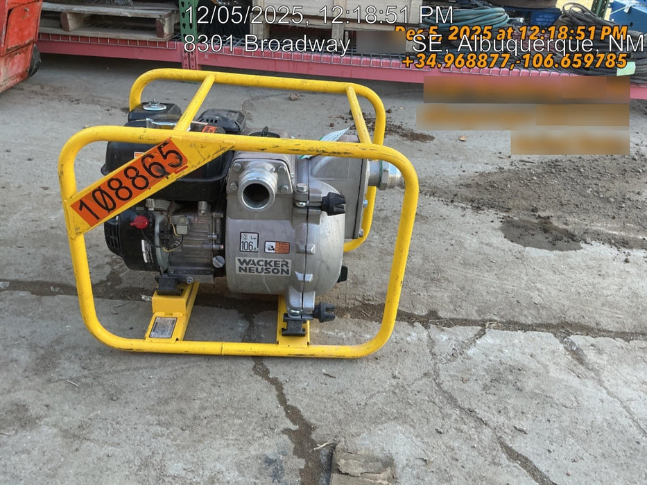 2020 WACKER NEUSON PT2A