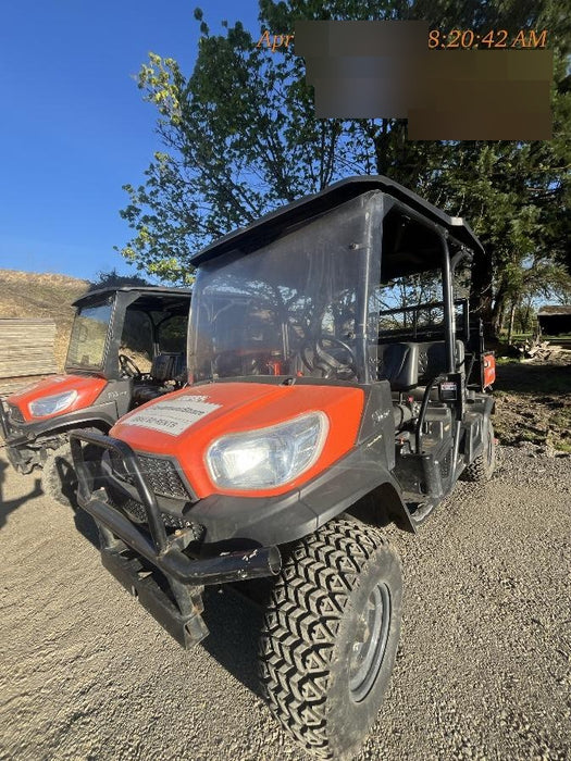Kubota RTV-X1140W-H 4WD, LED Strobe, Windshield Acrylic Clear, Plastic Canopy, Wire Harness Kit, Backup Alarm