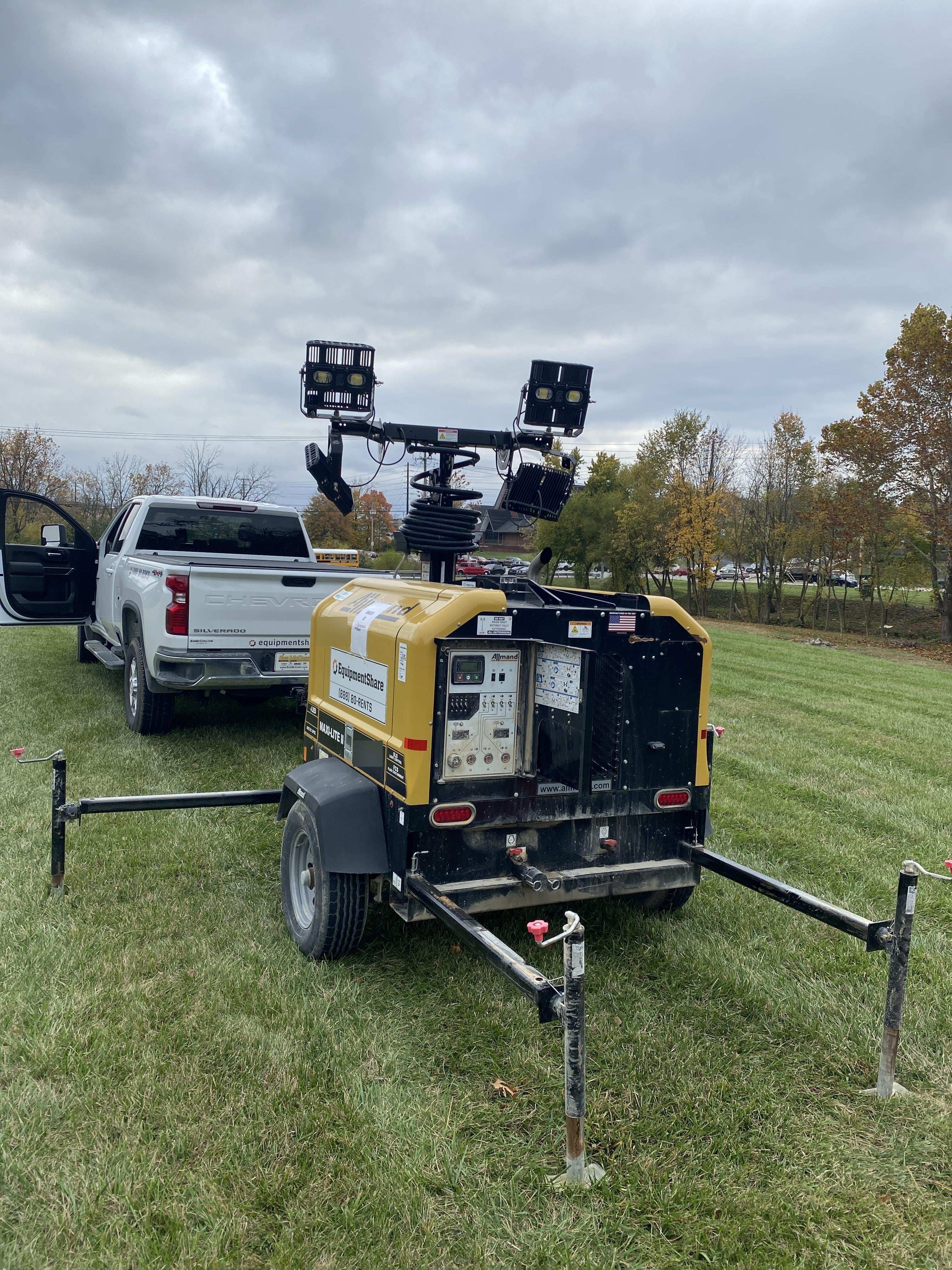 2019 Allmand MAXI-LITE II 20 kW Light Tower w/Arctic Package, LED Light Package
