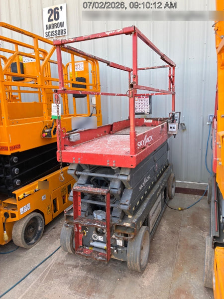 2016 Skyjack SJIII-3226 26' Electric Scissor Lift