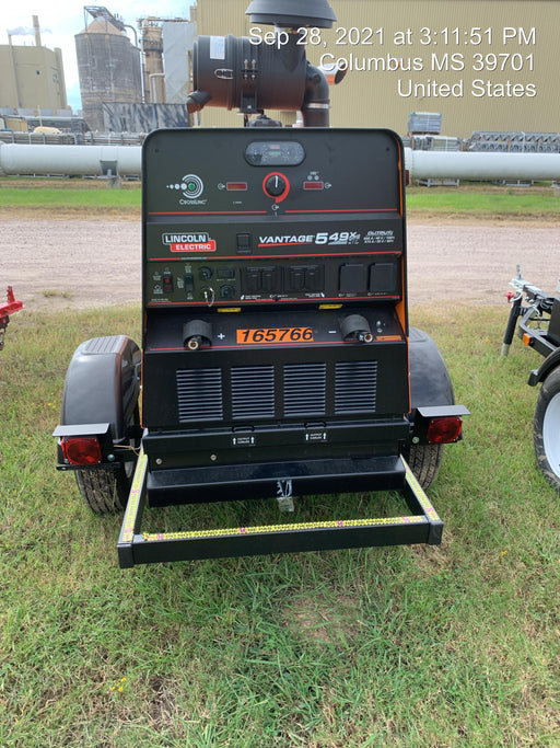 2021 Lincoln Electric Vantage 549X Ready Pak 3, ORANGE (includes trailer, cable rack, fender light kit)