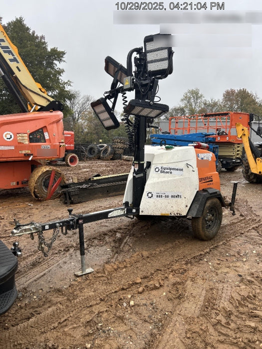 2023 Generac MLT2 Diesel, Flex Switch 120V Input, Powerzone Controller, 
(4) 320W LED Lights, 4kW Generator, 39.9 Gal Fuel Tank, 2" Ball, T3