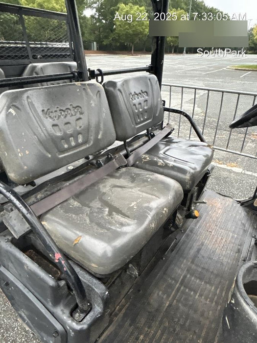 2022 Kubota RTV-X1140W-H Plastic Canopy, Windshield Acrylic Clear, LED Strobe Light, Wire Harness Kit, Back up Alarm
