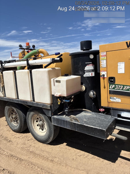 2021 Vac-Tron LP573XDT 500 Gallon Debris Tank w/ Hydraulic Tilt, two (2) 100 Gallon Water Tanks, Low Profile Torsion Axles (12,000 GVWR)