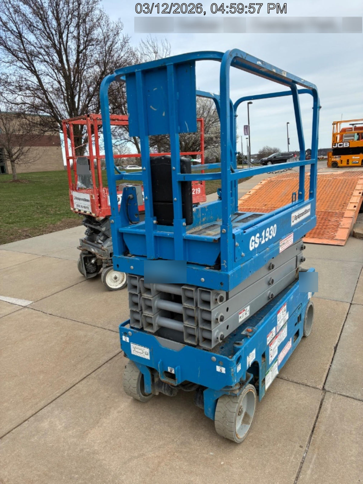 2019 Genie GS-1930 Fixed rails with chain Entry