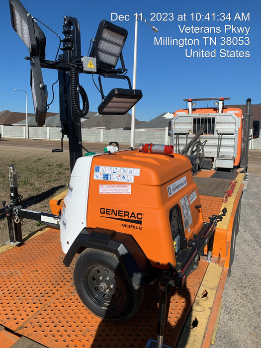 2023 Generac MLT2 Diesel, Flex Switch 120V Input, Powerzone Controller, (4) 320W LED Lights, 4kW Generator, 39.9 Gal Fuel Tank, 2" Ball, T3