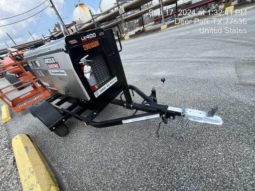 2024 Lincoln Electric LE400 Kubota V1505, Trlr, Cable Rack, Light Kit, ES Decals, T3