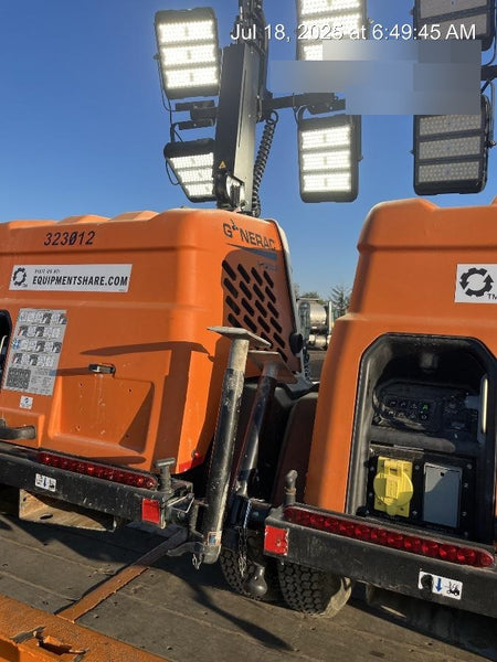 2023 Generac MLT2 Diesel, Flex Switch 120V Input, Powerzone Controller, (4) 320W LED Lights, 4kW Generator, 39.9 Gal Fuel Tank, 2" Ball, T3