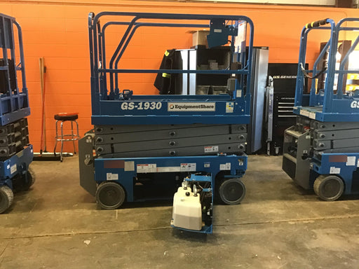 2019 Genie GS-1930 Fixed Rails with Chain Entry