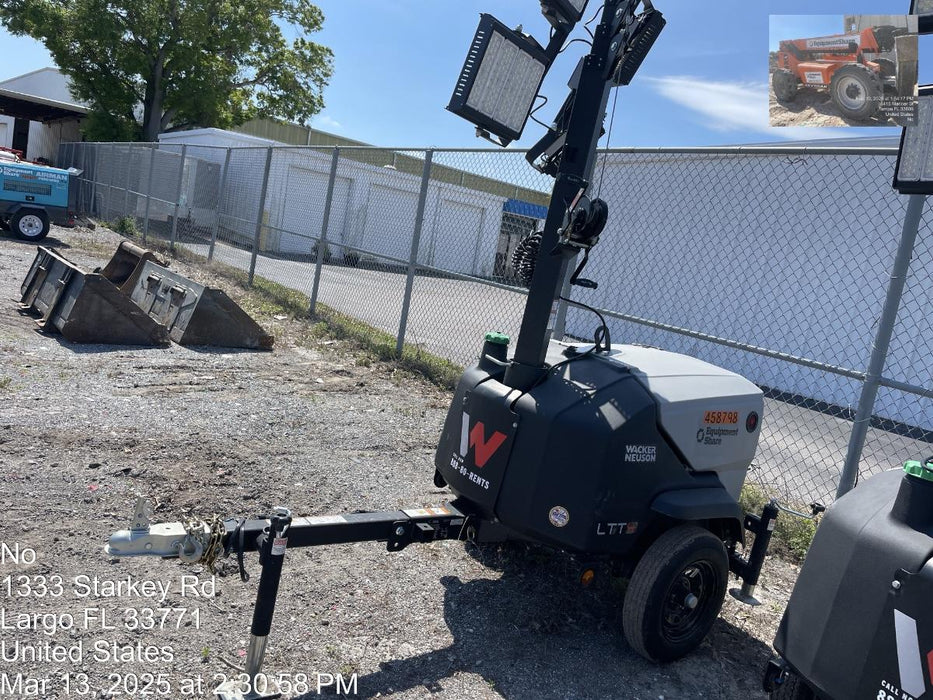 2024 Wacker Neuson LTT4 Diesel, Kohler KDW702, Deep Sea Controller, Auto Start, LED 320W, Bypass Outlet, T3