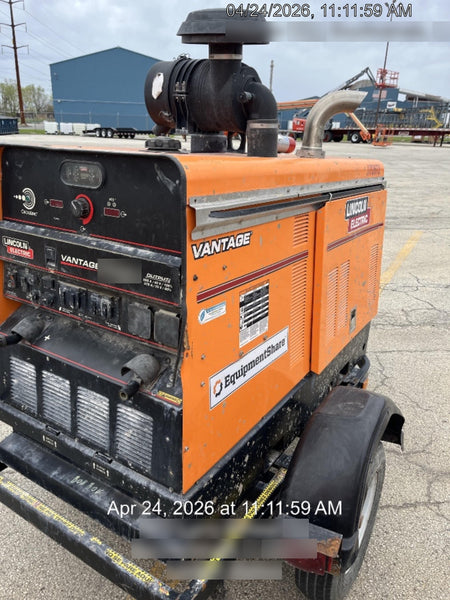 2021 Lincoln Electric Vantage 549X Ready Pak 3, ORANGE (includes trailer, cable rack, fender light kit)