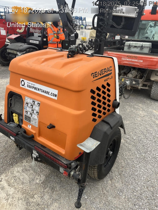 2023 Generac MLT2 Diesel, Flex Switch 120V Input, Powerzone Controller, 
(4) 320W LED Lights, 4kW Generator, 39.9 Gal Fuel Tank, 2" Ball, T3