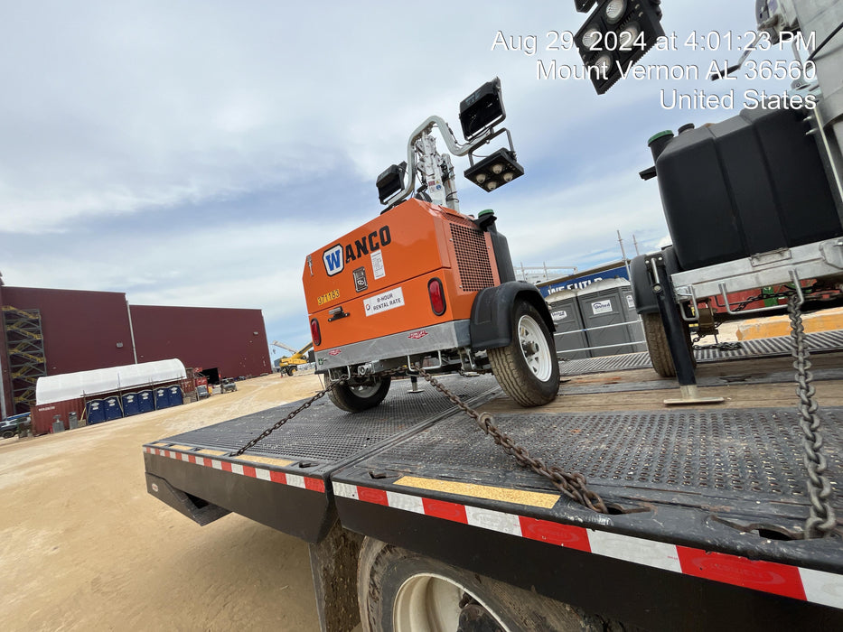 2023 Wanco WLTT-4MM4K Diesel, Deep Sea Controller, Shore Power Plug, Auto Start, (4) 350W LED Floodlights, 4kW Generator, 60 Gal Fuel Tank, 2" Ball, T3