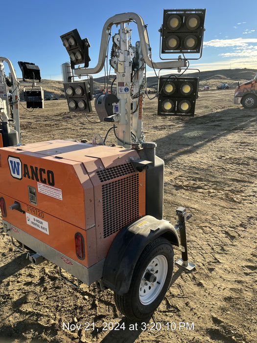 2024 Wanco WLTT-4MM4K Diesel, Deep Sea Controller, Shore Power Plug, Auto Start, (4) 350W LED Floodlights, 4kW Generator, 60 Gal Fuel Tank, 2" Ball, T3