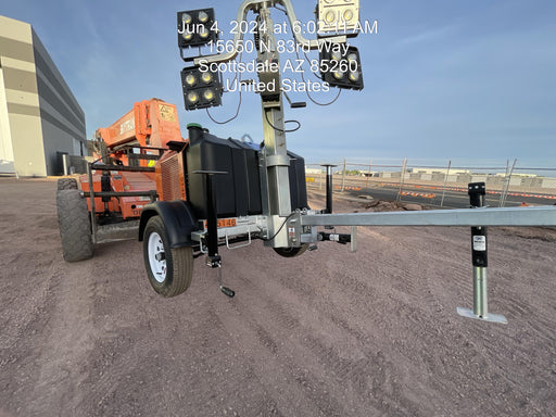 2024 Wanco WLTT-4MM4K Diesel, Deep Sea Controller, Shore Power Plug, Auto Start, (4) 350W LED Floodlights, 4kW Generator, 60 Gal Fuel Tank, 2" Ball, T3