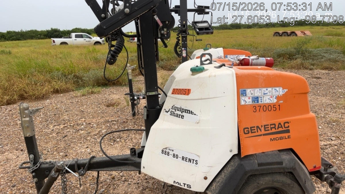 2023 Generac MLT2 Diesel, Flex Switch 120V Input, Powerzone Controller, 
(4) 320W LED Lights, 4kW Generator, 39.9 Gal Fuel Tank, 2" Ball, T3