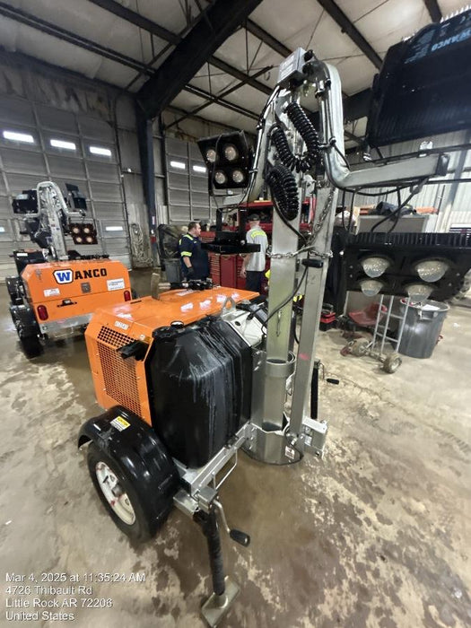 2024 Wanco WLTT-4MM4K Diesel, Deep Sea Controller, Shore Power Plug, Auto Start, (4) 350W LED Floodlights, 4kW Generator, 60 Gal Fuel Tank, 2" Ball, T3