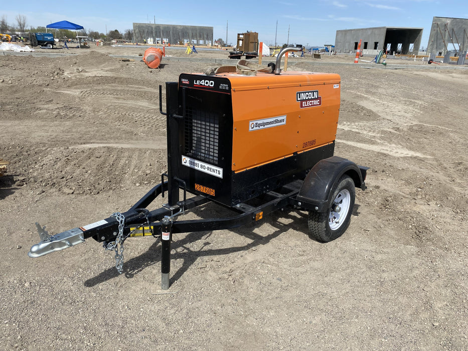 2023 Lincoln Electric LE400 Kubota V1505, Trlr, Cable Rack, Light Kit, ES Decals, T3