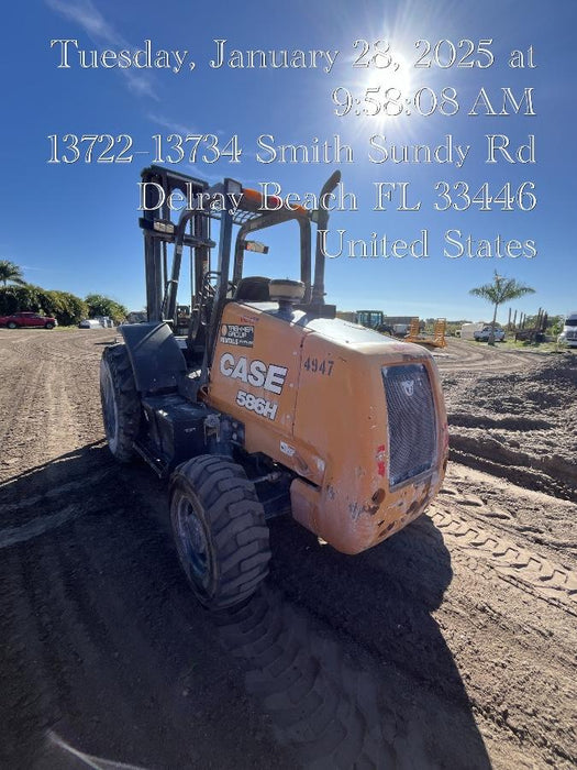 2018 CASE 586H