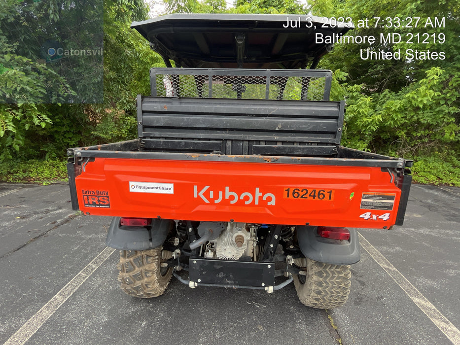 2021 Kubota RTV-X1140W-H Plastic Canopy, Windshield Acrylic Clear, LED Strobe Light, Wire Harness Kit, Back up Alarm