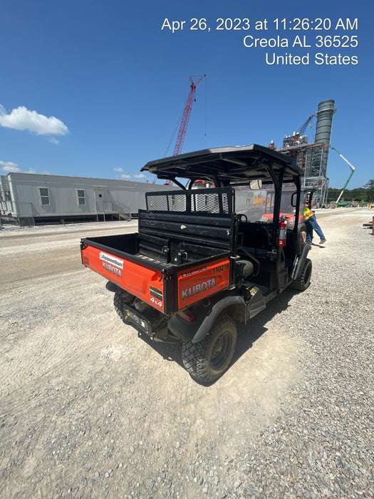 2020 Kubota RTV-X1140W-H 4WD, LED Strobe, Windshield Acrylic Clear, Plastic Canopy, Wire Harness Kit, Backup Alarm