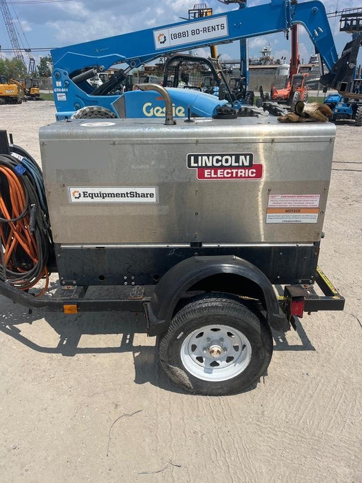 2019 Lincoln Electric Vantage 322 Welder Ready-Pak 3, Two wheel trailer, Fender and Light kit, Cable Rack