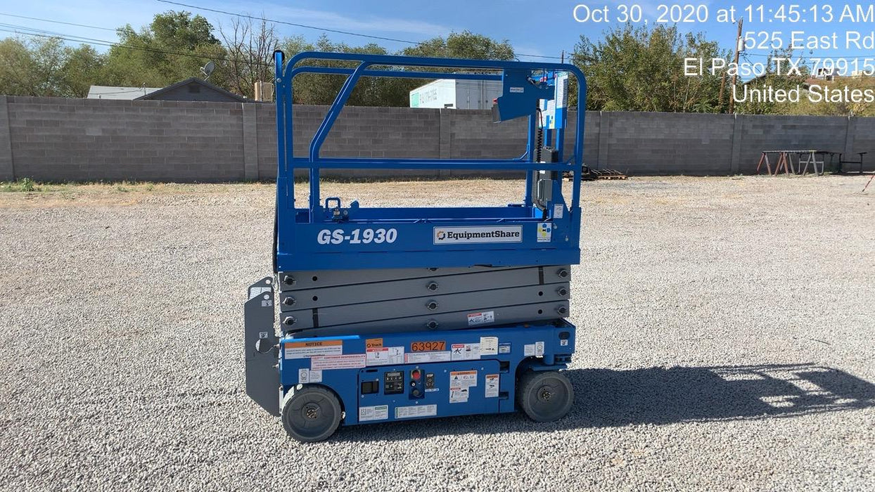 2020 Genie GS-1930 Standard Machine