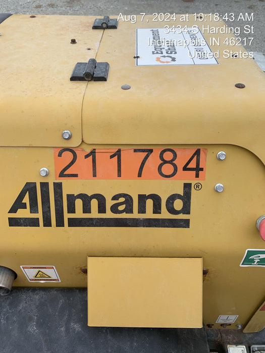 2022 Allmand NLV3GR (4) LED Light Fixture 350W, 23' Vertical Mast, 3kW Prime, Towable, Deep Sea L401, Leveling Jacks, Yanmar T4F 5.8hp