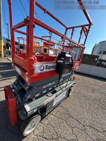 2024 Skyjack SJ3219 Electric Drive, Sld NM Tires, DBcns, RFRails, Power to Platform, T3 + Access Control