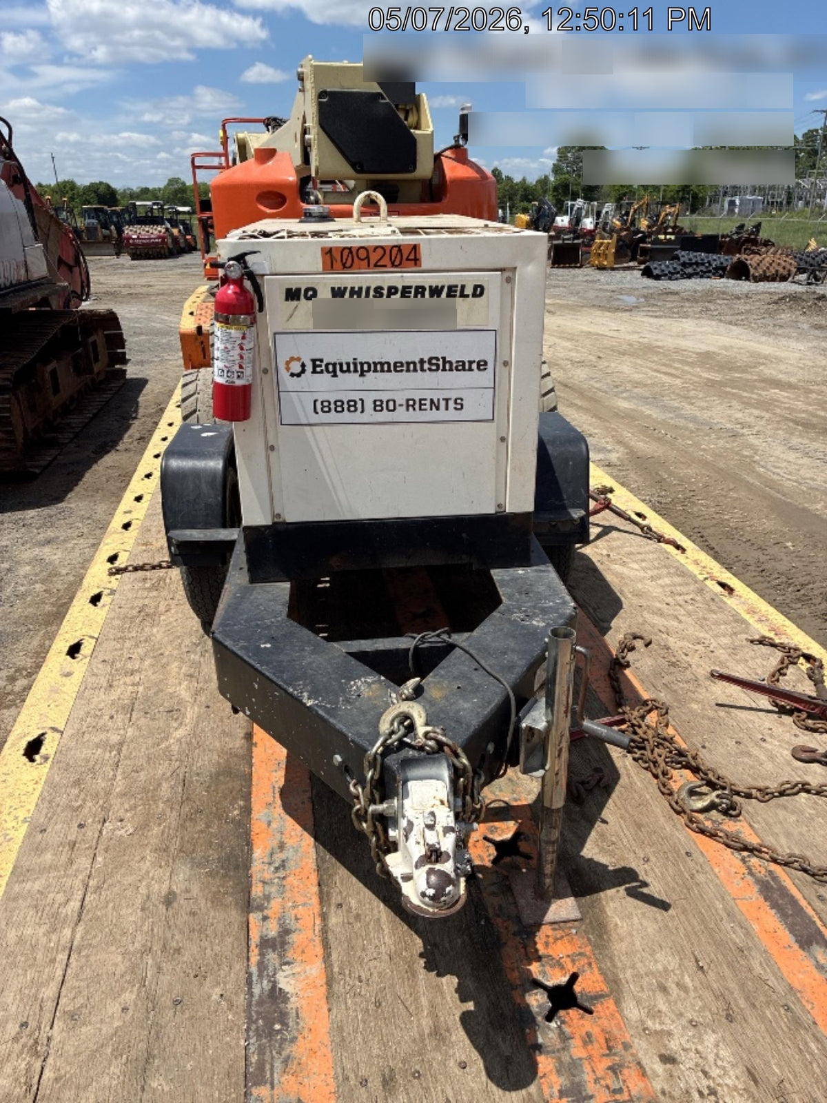 2020 Multiquip DLW400ESA4 400 amp Welder, 14kW, 120/240V, T4F Kubota, Trailer