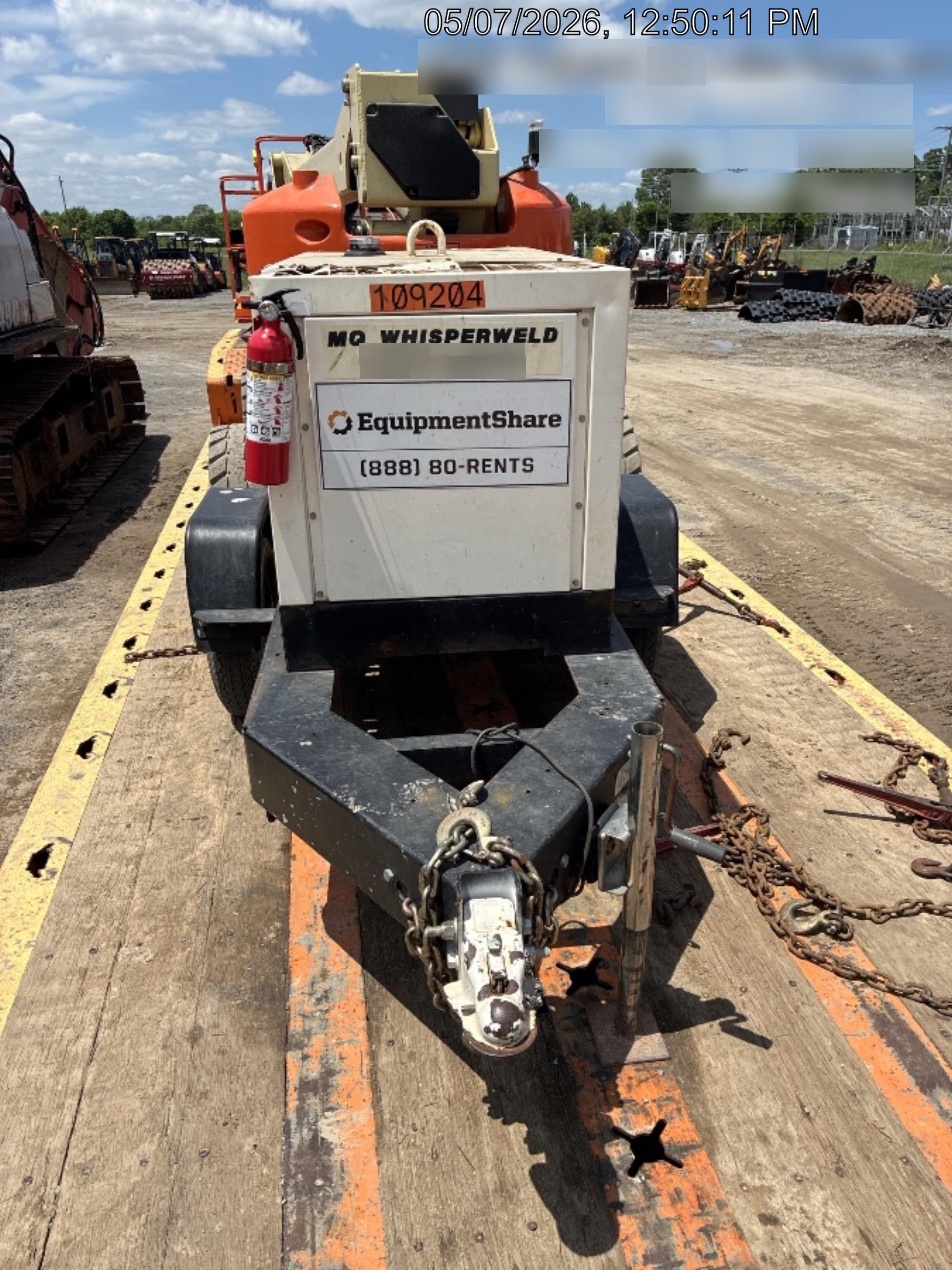 2020 Multiquip DLW400ESA4 400 amp Welder, 14kW, 120/240V, T4F Kubota, Trailer