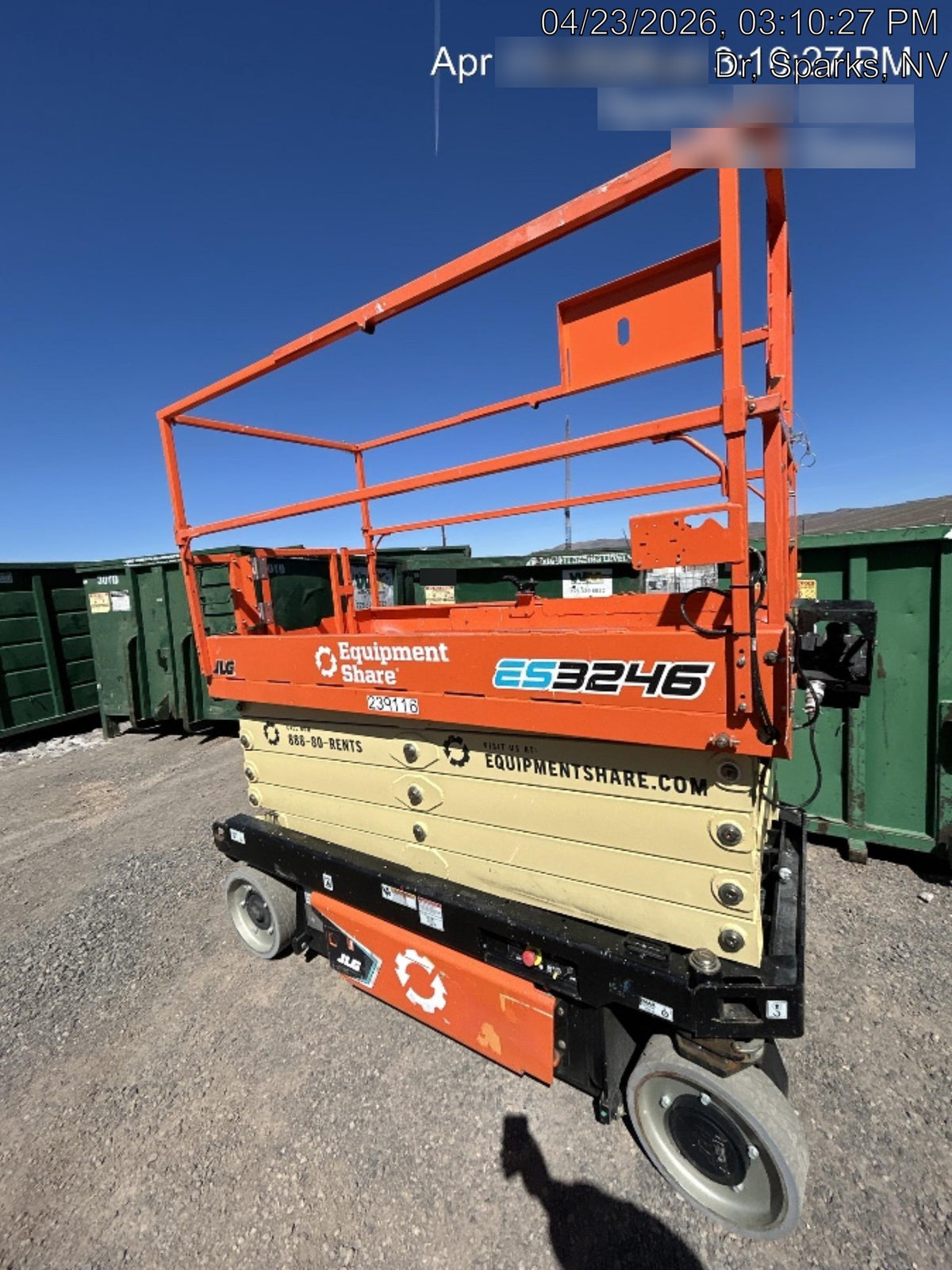 2022 JLG ES3246