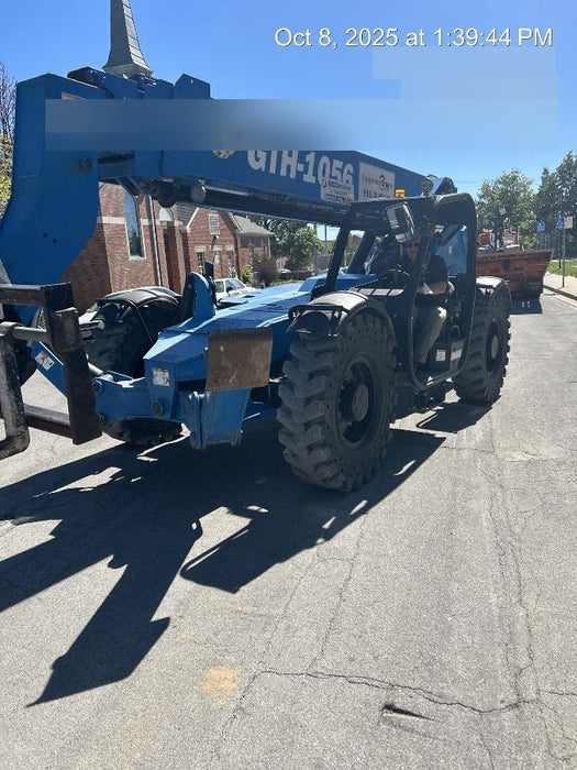 2019 Genie GTH-1056 Canopy, Solid RT Tires, LED Work Lights, Beacon 60" QA Carriage, 60" Forks