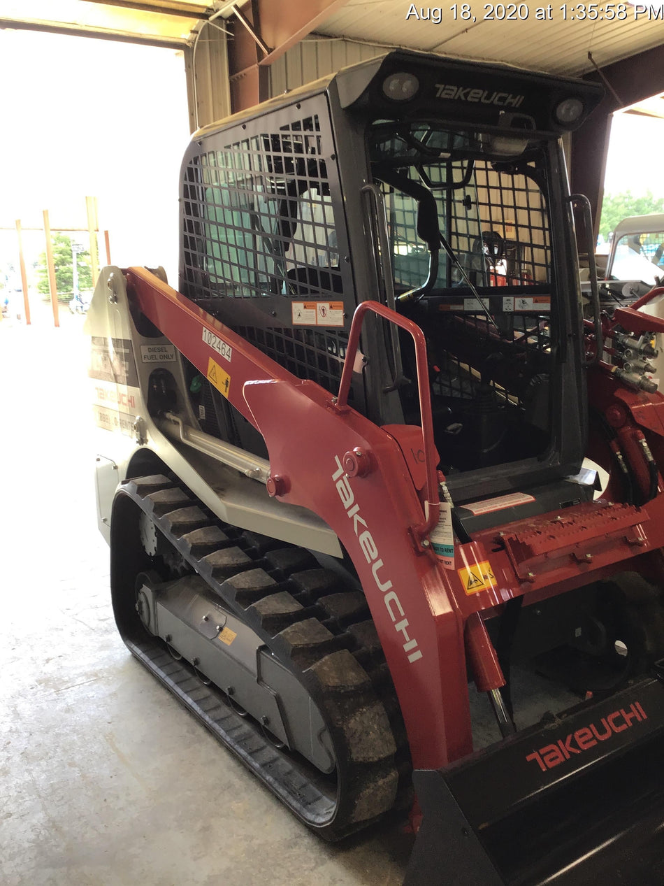 2020 Takeuchi TL8R2-CR Cab/Heat/Air, 74hp, Hydraulic QC