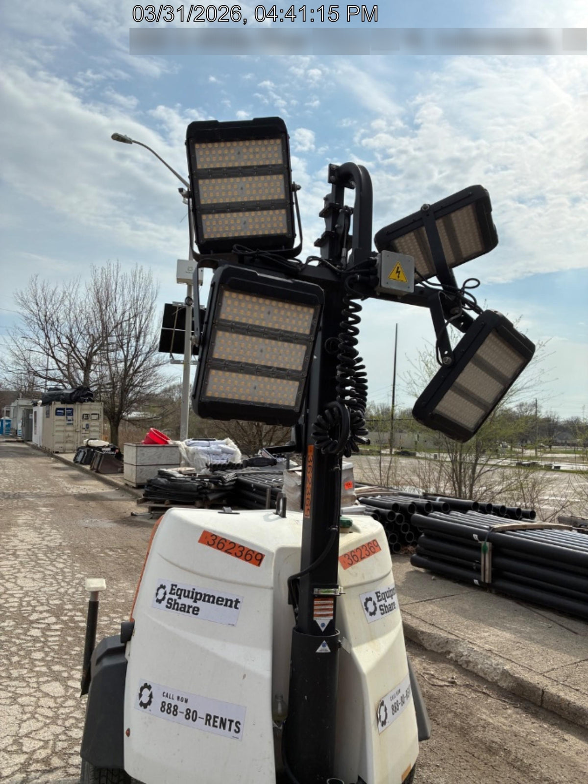 2023 Generac MLT2 Diesel, Flex Switch 120V Input, Powerzone Controller, 
(4) 320W LED Lights, 4kW Generator, 39.9 Gal Fuel Tank, 2" Ball, T3