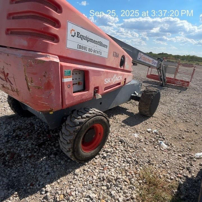 2017 Skyjack SJ45T+ Skyjack 45T, Diesel Engine, Foam Filled Tires,36x96" Platform, Extended Warranty 5yr/5k hr