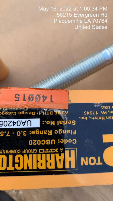 2021 HARRINGTON UBC020