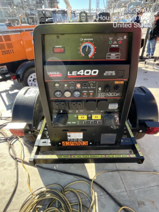 2024 Lincoln Electric LE400 Kubota V1505, Trlr, Cable Rack, Light Kit, ES Decals, T3
