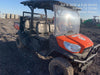 2022 Kubota RTV-X1140W-H Plastic Canopy, Windshield Acrylic Clear, LED Strobe Light, Wire Harness Kit, Back up Alarm
