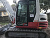 2019 Takeuchi TB290 Cab/Heat/AC Rubber tracks, Dozer blade, Travel alarm, Auxiliary hydraulics Manual QC, Hydraulic thumb, 18", 24", and 36" Buckets
