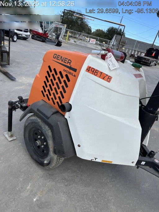 2025 Generac MLTS-4 Diesel, Mitsubishi L2E, 7.1 hp @1800 rpm, Flex Switch 120V Input, Powerzone Controller, (4) 320W LED Lights, 4kW Generator, 39.9 Gal Fuel Tank, 2" Ball