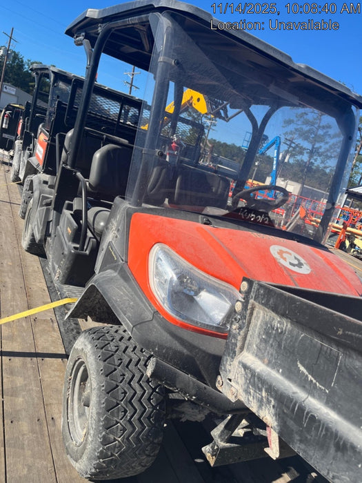 2021 Kubota RTV-X1140W-H Plastic Canopy, Windshield Acrylic Clear, LED Strobe Light, Wire Harness Kit, Back up Alarm