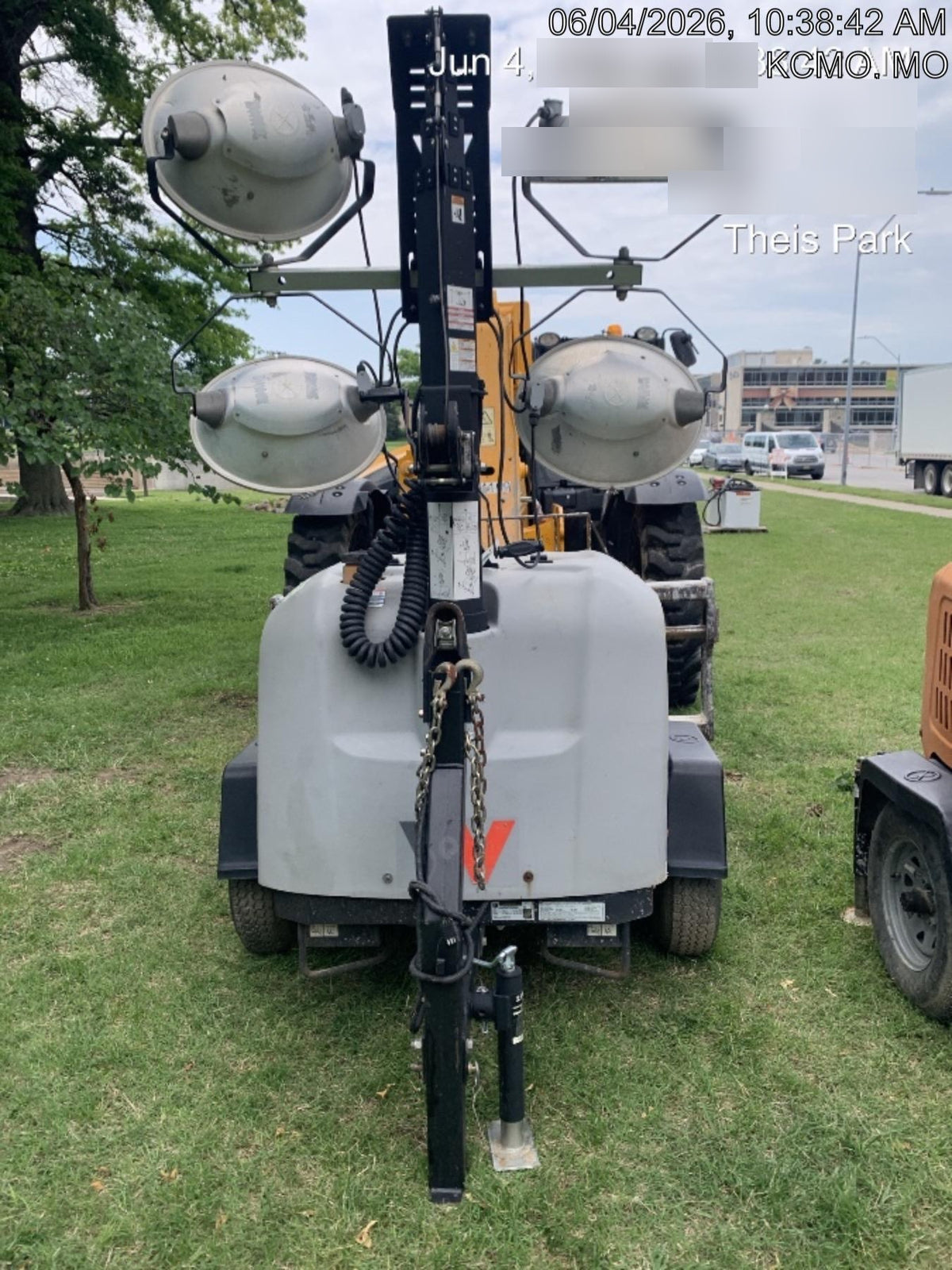 2019 Wacker Neuson LTV6L-MH Wacker Neuson LTV6L Mobile Light Tower w/Fuel Level Sensor Installed