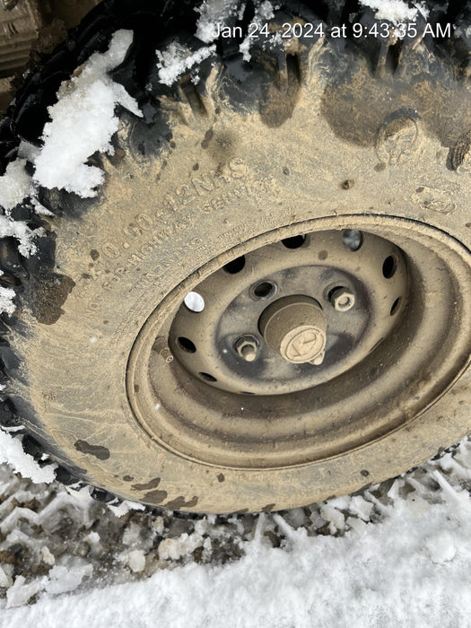 2021 Kubota RTV-X1140W-H Plastic Canopy, Windshield Acrylic Clear, LED Strobe Light, Wire Harness Kit, Back up Alarm