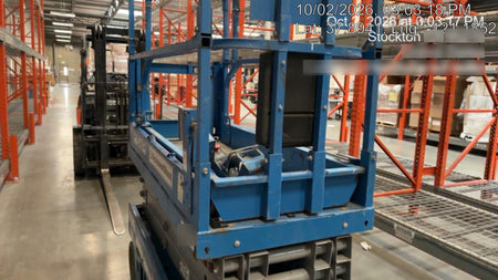 2020 Genie GS-1930 Solid Non Marking Tires, Beacon, Folding rails with half height swing gate, 800W Inverter